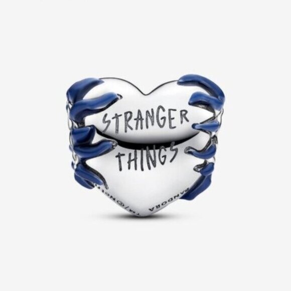 Pandora Stranger Things Glow-in-the-dark Heart Charm - Picture 2 of 7